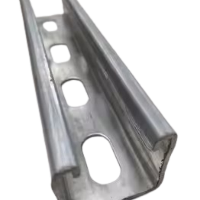 C Channel Steel Bar C Purlin C Type Beam Hot Dip Galvanized Cold Bending Carbon Iron Beam Solar Energy System Parts