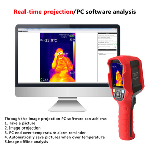 UNI-T UTI260B <b>Thermal</b> <b>Imaging</b> <b>Camera</b> 256*192 Pixels Industrial Detection Circuit <b>Thermal</b> <b>Imager</b> Floor Heating Pipe Test OEM UTi2 - Product Image 2