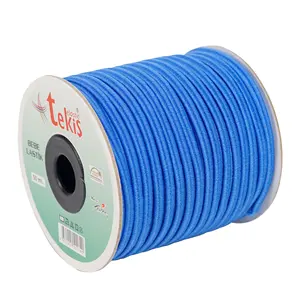 Vendite dirette della fabbrica 100mt corda elastica per bambini per accessori per cucire progetto fai da te vestiti indumenti pantaloni morbidi elastici
