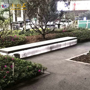 Nuevo Banco de Cemento Translúcido para Construcción de Edificios, Modelo XMS006, Asiento de Hormigón de Alto Rendimiento para Parques Municipales y Espacios de Ocio - Product Image 3