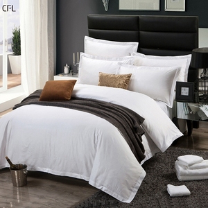 Lenzuolo matrimoniale per hotel personalizzato di lusso <span class=keywords><strong>set</strong></span> di biancheria da letto bianca in lino per camera da letto in <span class=keywords><strong>cotone</strong></span> <span class=keywords><strong>100</strong></span> - Product Image 5