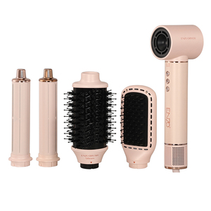 <span class=keywords><strong>ENZO</strong></span> EN-754 Tamaños grandes 5 en 1 Cepillo redondo Salón de belleza Iónico Original Soporte de peluquero Elección Juego de secador de pelo Hecho en China - Product Image 1