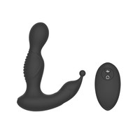 Trainingsset für Männer Prostata-Sexspielzeug Fernbedienung 10 Frequenzen mit Kopfrotation Vibrator Silikon Analplug Männlicher Vibrator