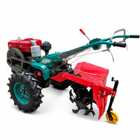 Motoculteur multifonction d'occasion 8 CV pour labourage, creusement de fossés, buttage, semis et transport agricole