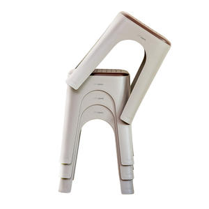 Citylong Home Stool - Silla de plástico apilable para sala de estar, 36,5x36,5x45,5 cm - Product Image 4