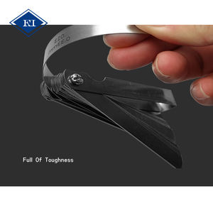 0,203-0,660mm Fühlerlehren-Set aus Edelstahl Verschiedene Stärken Stahl-Fühlerlehren Gebogenes Bandmessgerät Spaltmesswerkzeug - Product Image 5