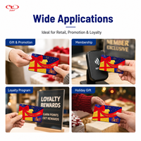 Carte NFC personnalisée pour cadeaux, 13,56 MHz, 213 PVC, carte intelligente imprimable, double face, mate, RFID, pour la promotion de la fidélité et des programmes de récompense