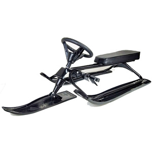 子供用スノーモービル、ツインブレーキ付きスノースクート、スキースレッドスライダーボード、スノーレーサースレッド、男の子女の子へのプレゼント（4歳以上） - Product Image 1