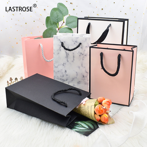 Luxury Mini <strong>Small</strong> Paper Gift <strong>Bag</strong> <strong>White</strong> Black Pink Boutique Shopping Paper <strong>Bag</strong> With Your Logo for <strong>Small</strong> Business - Product Image 5