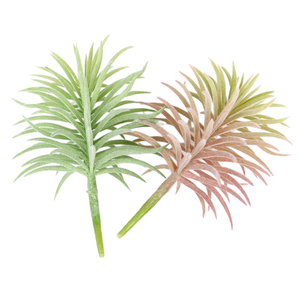 Planta Artificial Realista con Puntas en Degradado <span class=keywords><strong>de</strong></span> Verde a Oro Rosa <span class=keywords><strong>para</strong></span> Arreglos Decorativos y Decoración del Hogar - Product Image 1