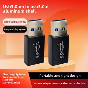 Nhà Máy <span class=keywords><strong>USB</strong></span> Một connecter ngày truyền chuyển đổi OTP bảo vệ USB3.0 am để USB3.0 AF vỏ nhôm 10G <span class=keywords><strong>USB</strong></span> <span class=keywords><strong>Adapter</strong></span> - Product Image 6