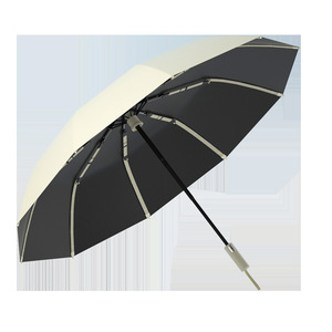 Paraguas de Negocios Plegable Automático de Tres Pliegues con Protección Solar de Goma Negra 480, para Hombre, con Estampado, Venta al por Mayor Directa de Fábrica - Product Image 5