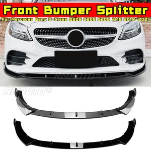 Kit carrosserie pour Mercedes Benz Classe C W205 C205 S205 AMG 2019-2021, séparateur de pare-chocs avant, protection de lèvre de pare-chocs, accessoires de voiture - Product Image 1