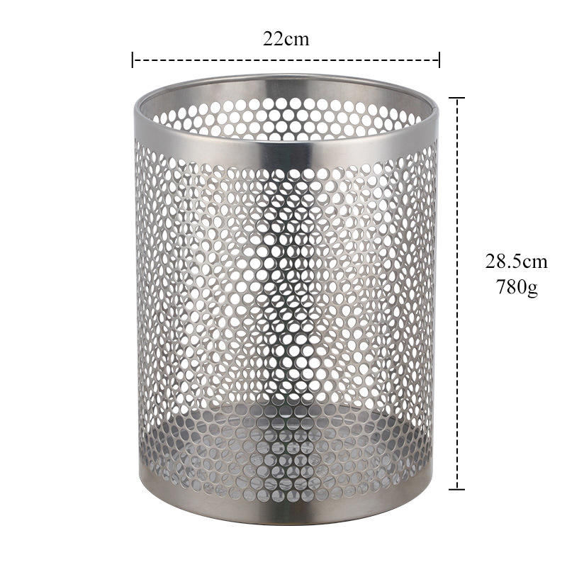 Large trash can - natural color