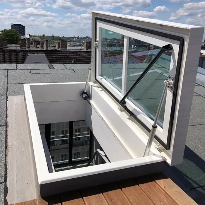 Ikealuminium 2023 universale tetto apribile elettrico lucernario altre finestre in alluminio vetro lucernario finestra per la casa
