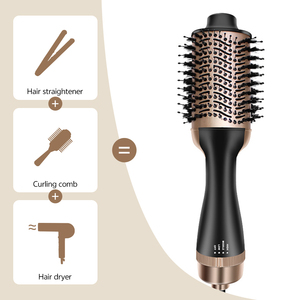 4 in 1 이온 열풍 브러시 블로우 드라이어 브러시 빗 볼류마이저 부드러운 프리즈 프리 블로우아웃 - Product Image 4