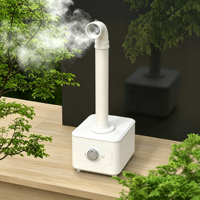 Humidificateur d'air ultrasonique électrique à humidification rapide avec télécommande, utilisation intérieure et extérieure, capacité de 6 L, aromathérapie pour plantes