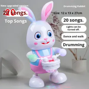 Mini jouet à bouton électrique mignon pour 18 mois + <span class=keywords><strong>Robot</strong></span> éducatif pour bébé en plastique - Product Image 2