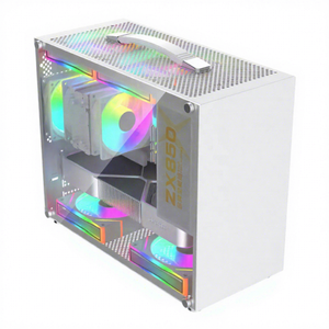 <span class=keywords><strong>PC</strong></span> de jeu complet sur mesure en gros : AMD Ryzen 5 3500X, RX 580 8G, DDR4, carte mère RGB A320 AM4 – Ensemble d'équipement informatique de bureau - Product Image 2