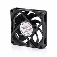 Ventilateur de refroidissement CC sans balais ultra-silencieux à faible bruit 70x70x15mm 70mm CC 5V 12V 24V 48V pour projecteur DVR châssis