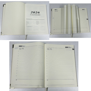 Kim loại góc <span class=keywords><strong>2025</strong></span> 2026 jounnal lịch trình cuốn sách hàng tháng da kế hoạch hàng ngày chương trình Nhật Ký - Product Image 6