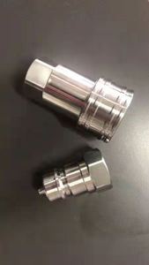 Nhà Máy Giá thủy lực nhanh chóng khớp nối bóng van loại thủy lực nhanh chóng kết nối phù hợp ống cao su thủy lực khớp nối nhanh - Product Image 5