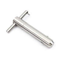 Goupilles de verrouillage à bille à dégagement rapide de type L usinées CNC de haute précision avec cordon de sécurité, goupille de verrouillage à bille de 3/4 po à dégagement rapide pour faible MOQ