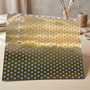Tôle d'aluminium perforée à motif écaille de poisson, panneau métallique décoratif, plaque de ventilation pour équipement de cuisine - Product Image 3