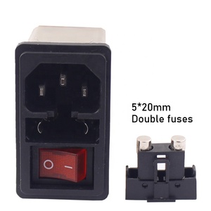 Điện Nhập Mô-đun IEC 320 C14 Ổ Cắm + Cầu Chì + Chủ + ROCKER Chuyển Đổi Snap-In Phiên Bản Của Bộ Lọc EMI trong Kích Thước Nhỏ - Product Image 3