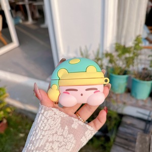 <span class=keywords><strong>Funda</strong></span> Protectora <span class=keywords><strong>de</strong></span> Silicona para Auriculares con Diseño <span class=keywords><strong>de</strong></span> <span class=keywords><strong>Kirby</strong></span> Durmiendo, Compatible con Pro3/Pro2 - Product Image 2