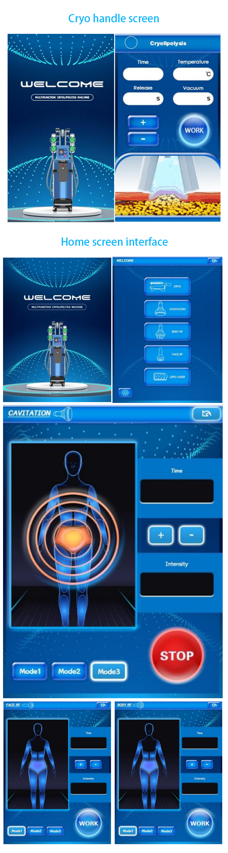 Cryo 360 Fat Freeze Machine Fat Freezing Rf Machine Face Body 360 Cryo 360 Cryo Slimming Machine