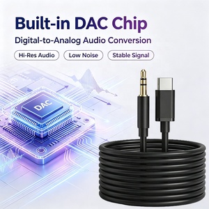 <span class=keywords><strong>Cable</strong></span> Adaptador de Audio Tipo-C <span class=keywords><strong>a</strong></span> 3.5mm de Alta Calidad y Carga Rápida para Phone 17 Pro Max para Samsung - Product Image 2