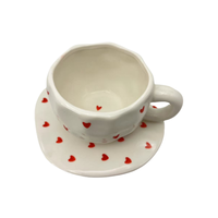 Ensemble de Tasses à Thé en Céramique Irrégulières Fait Main, Design Unique, Vente Chaude Direct Usine, Tasses à Café en Céramique pour Latte Espresso