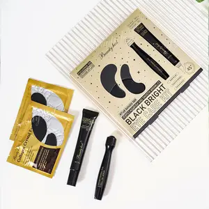 Set di bellezza regalo di cosmetici per la cura della pelle degli occhi maschera per gli occhi al collagene, siero per occhi Roll-on, crema per gli occhi al caviale per occhiaie