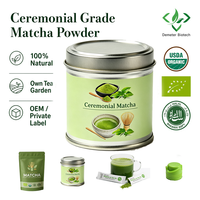 Poudre de Matcha Biologique HALAL UE de Qualité Cérémoniale, Thé Vert Matcha en Poudre, Emballage en Boîte ou Sachet, Vente en Gros en Vrac, Marque Privée