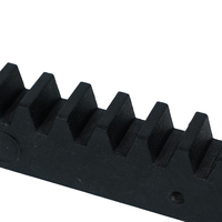 Rail industriel léger en nylon à double œillet pour porte coulissante à crémaillère, pour chambre froide, avec bande magnétique et patin de glissement