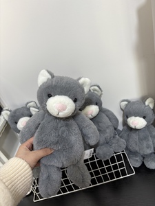 도매 31cm 봉제 인형 부드러운 장난감 새끼 고양이 - 젤리캣 스타일 수줍은 고양이 어린이용 및 선물 가게 대량 주문 - Product Image 2