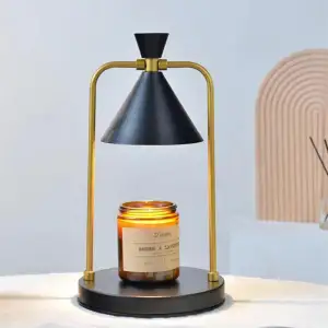 触摸敏感香薰灯蜡熔炉电动蜡烛取暖灯蜡烛蜡熔灯，带定时器和可调光