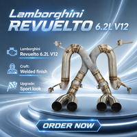 Nouvel échappement de luxe CSZ pour Lamborghini Revuelto 6.2L V12, échappement libre, X-Pipe, Z-Pipe, SS304, accessoires de voiture, Axleback
