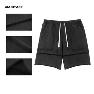 Pantalones Cortos Vintage para Hombre HG3549, 100% Algodón de Alta Calidad, Lavado Ácido, 340GSM, Ecológicos, Antiarrugas, Cierre con Cordón, Corte Medio - Product Image 3