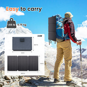Paneles Solares Portátiles de 21W/36W/54W con Carga Rápida USB, Ideales para Bancos de Energía, Campamentos al Aire Libre y Otros Escenarios - Product Image 1