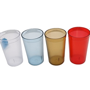 Gobelets en plastique SAN sans BPA de 8 oz, réutilisables, écologiques, anti-fuite, pour les fêtes, les restaurants, le camping – Vente en gros fabricant - Product Image 3