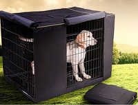 Enclos à lapins, poulailler, Cage pour chien, stylo de jeu pour animaux de compagnie, couverture en tissu
