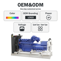 Dieselgenerator 1100KW Hochdruck-Common-Rail Vollkupfer Bürstenloser Wechselstromgenerator Wassergekühlt Elektrischer Start ATS Offen