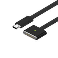 Câble de charge magnétique BWVV Type-C Mag 3ème génération avec charge rapide 140W pour ordinateur portable Mac Pro