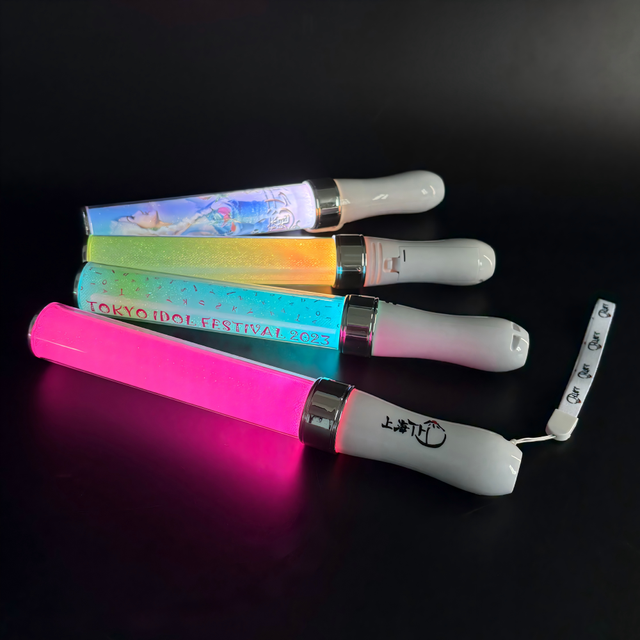 Electroplating Plastic Glow Light Sticks Battery Powered Multi-color LED Portable Party Concert Kpop Lightsticks
