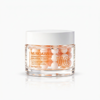 Crème de nuit en capsules faciales OEM personnalisées 60g aux perles d'orange VC pour une peau éclatante et rajeunie