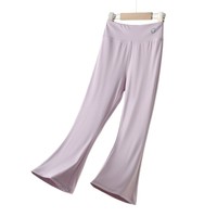 Leggings évasés pour filles, taille haute, extensibles, style décontracté, pour le printemps et l'été, pantalons de yoga pour enfants, micro-évasés pour les filles plus âgées