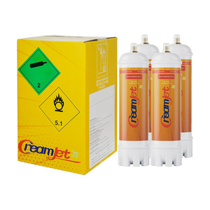 ครีมเจ็ท ชุดถังแก๊สวิปครีมแบบปรับแต่งได้ 4 แพ็ค/กล่อง แก๊ส N2/CO2 อุปกรณ์ทำขนม ถังแก๊ส - Product Image 1