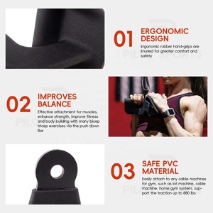 PILOT SPORTS Multi equipo Lat Pull Down <span class=keywords><strong>Bar</strong></span> Cable extraíble accesorios para gimnasio en casa Fitness Cable máquina accesorios OEM - Product Image 2